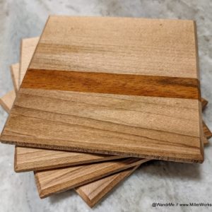 Coasters: Maple with something