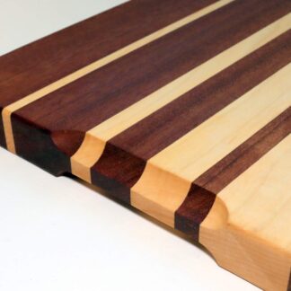 Maple and Mahogany large serving tray